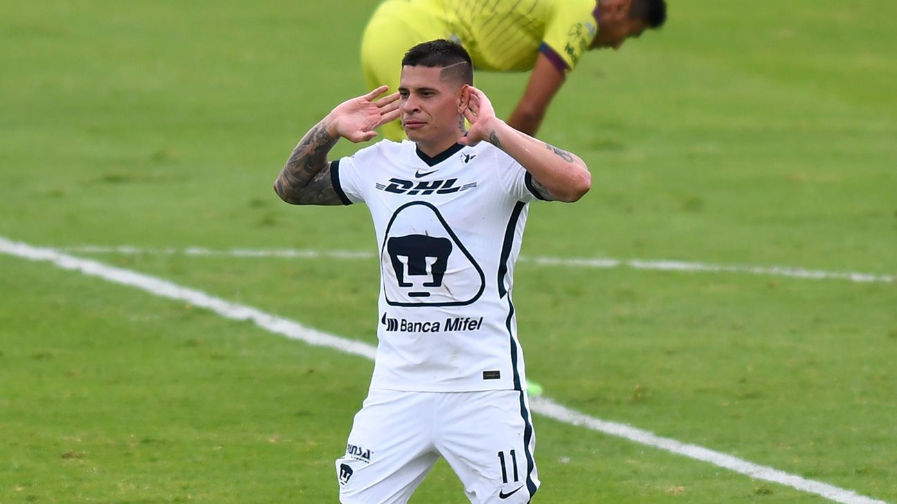 El renacer de Iturbe con Pumas frenado por lesión