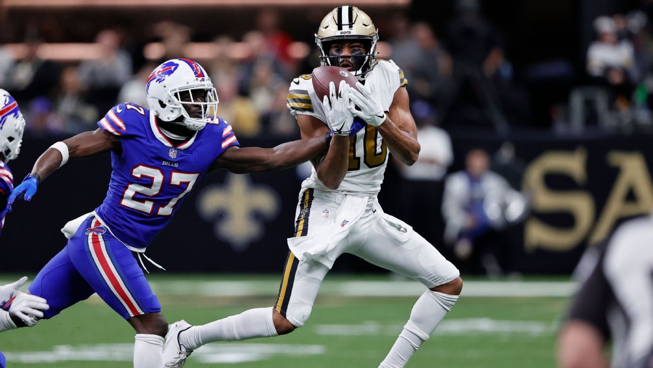 Tre'Davious White injured his knee with the Bills.