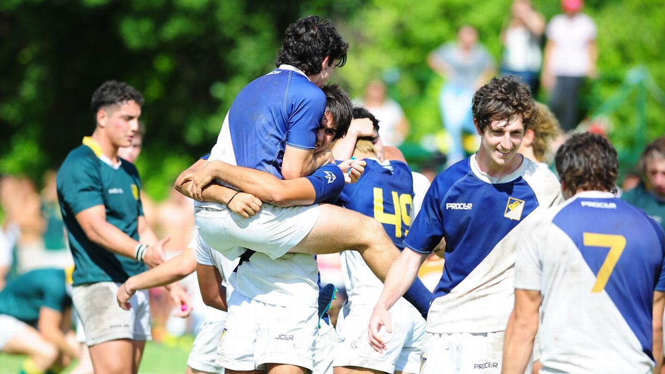 Galera de fotos de la victoria de Champagnat sobre Los Tilos en Menores de 18