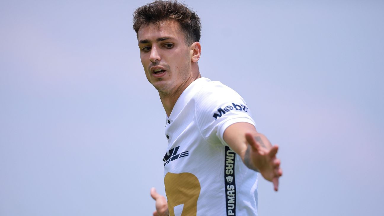 Juan Dinenno renovó con Pumas hasta 2024