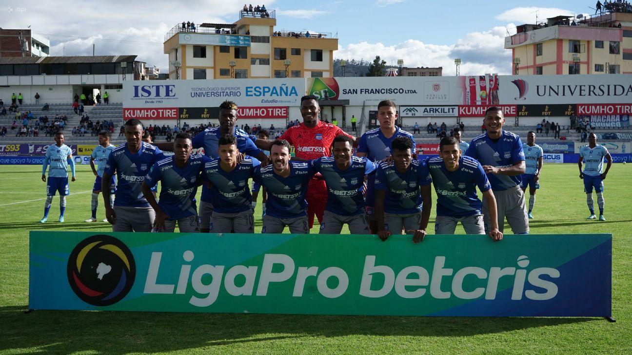 Emelec y su posible última alineación para enfrentar a Técnico Universitario