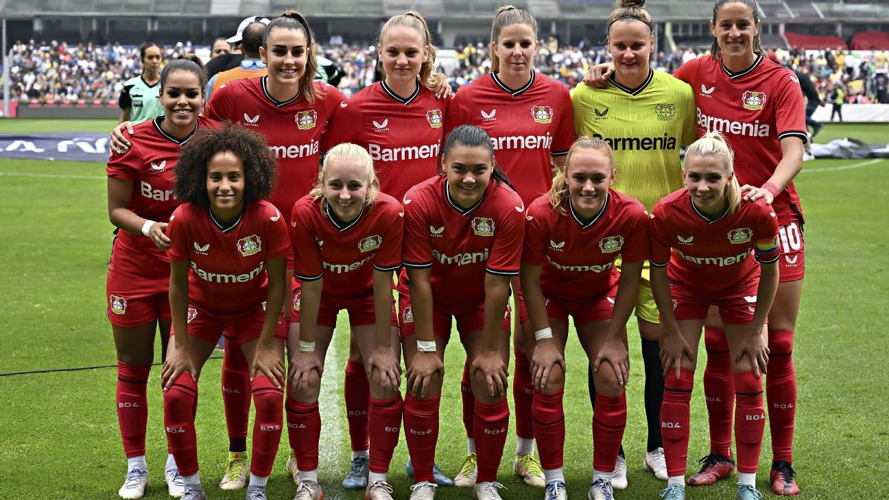 Bayer Leverkusen femenil sobre el Estadio Azteca: 