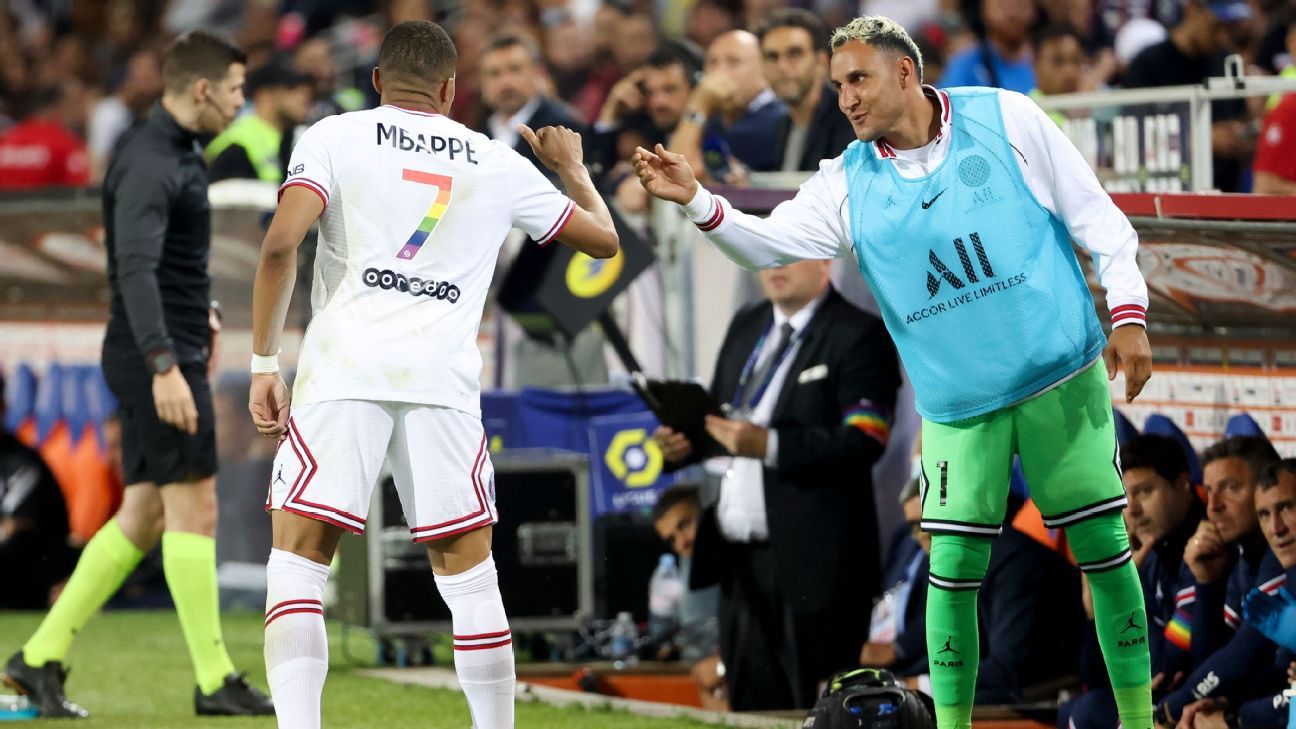 Con lujitos y liderazgo, Keylor Navas deja ver su complicidad con Mbappé - ESPN