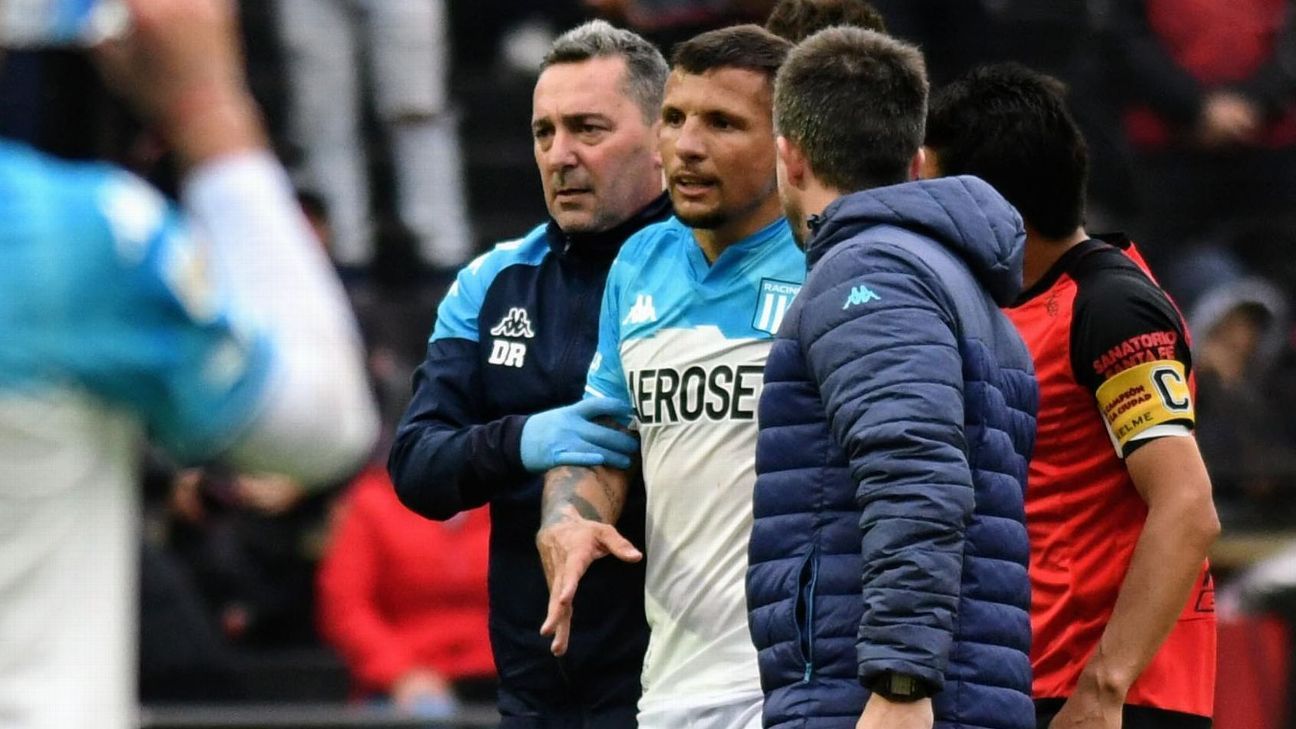 Racing pierde a su figura: Emiliano Vecchio sufrió rotura de ligamentos cruzados de rodilla