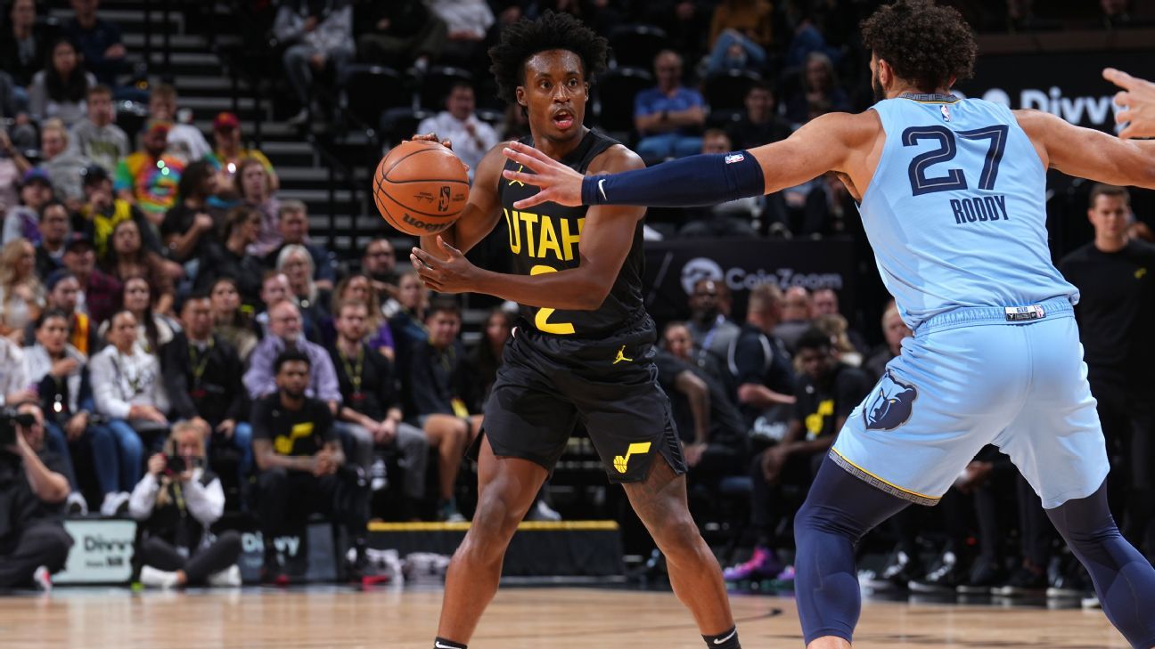Jazz guard Collin Sexton (hamstring) out at least one week