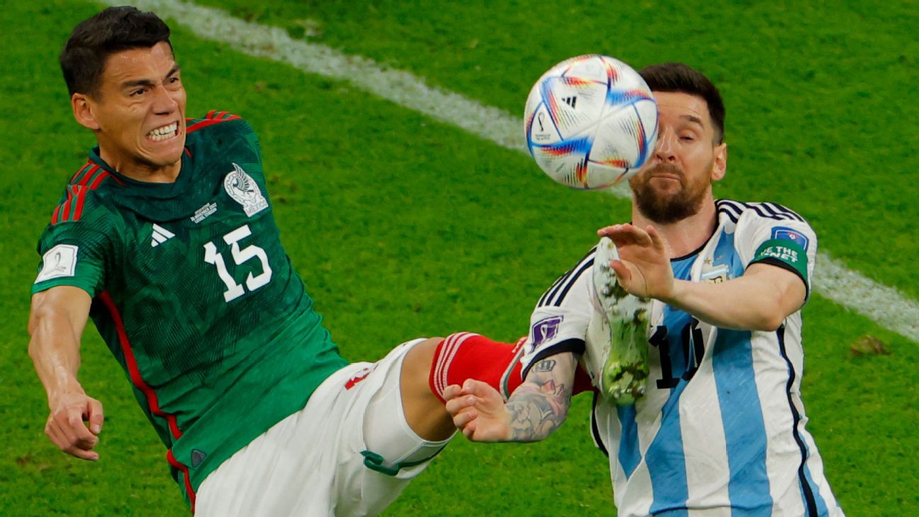 Las mejores fotos de Argentina vs. México ESPN