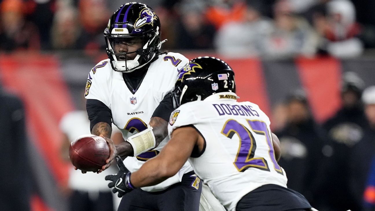 J.K. Dobbins frustrated by lack of carries in Ravens' playoff loss