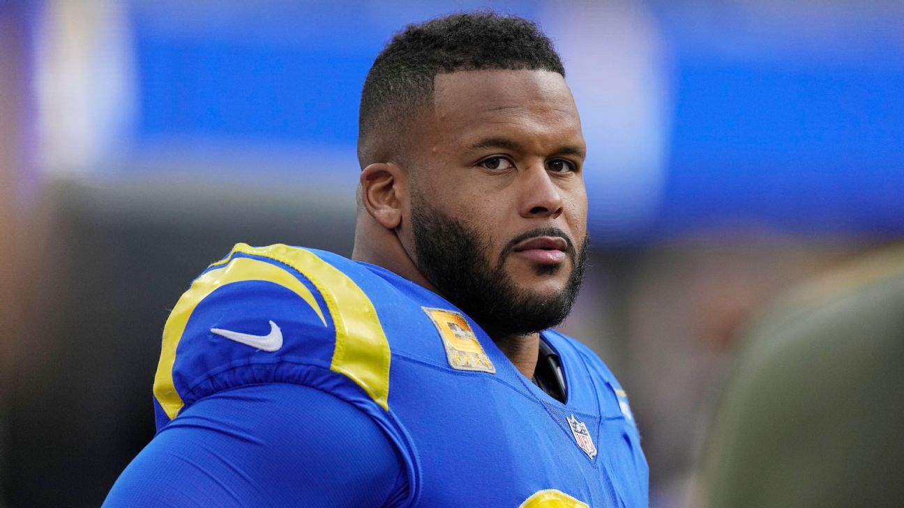 Rams' Aaron Donald, 3-time DPOY, retiring from NFL at age 32 - ESPN