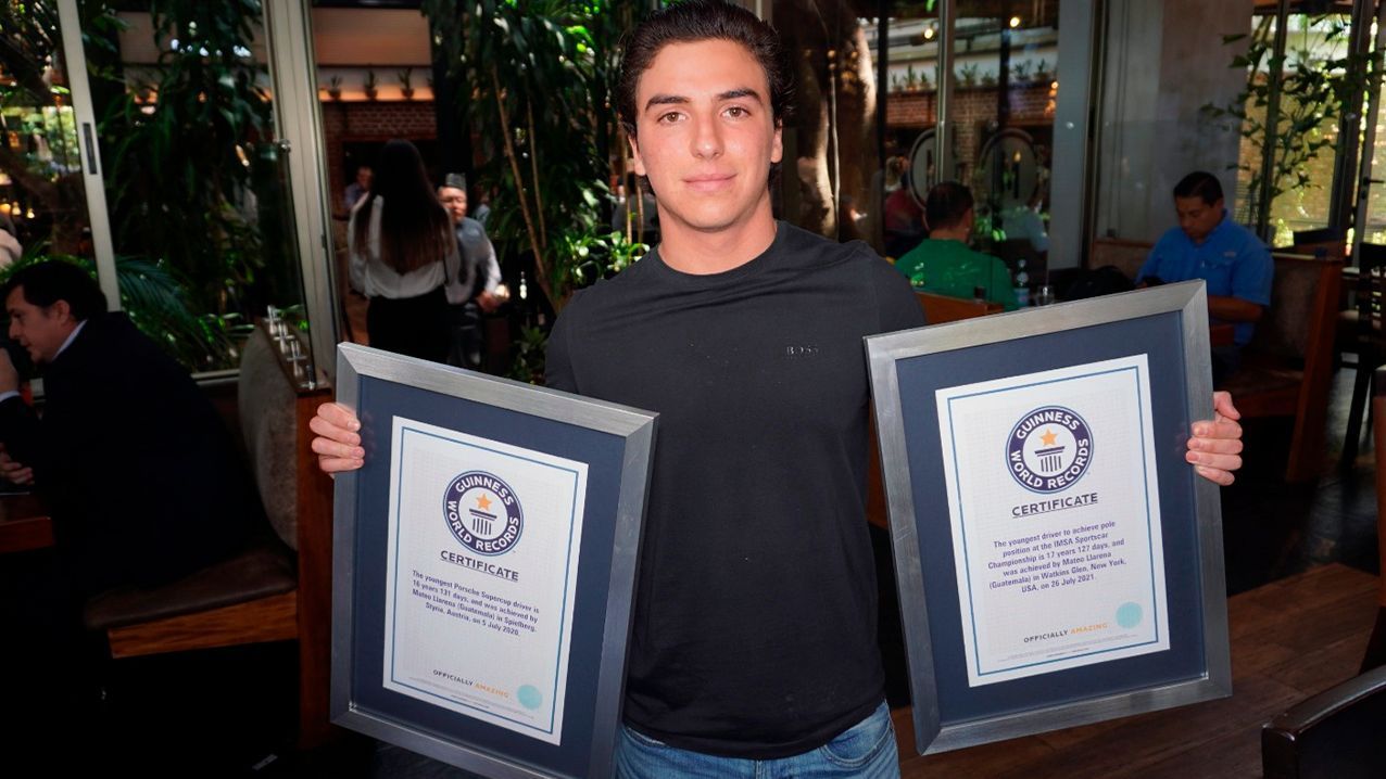 El piloto Mateo Llarena presenta sus dos récords Guinness en Guatemala - ESPN