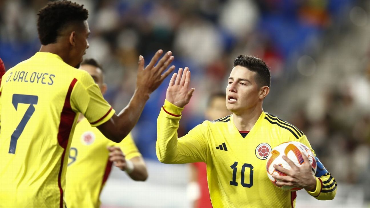 James empezará la Eliminatoria con menos protagonismo en Selección - ESPN