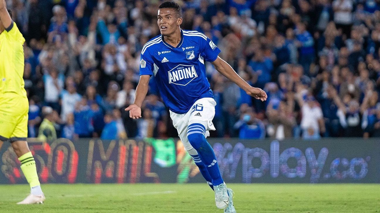 Asprilla marcó su primer gol con Millonarios frente al Unión - ESPN