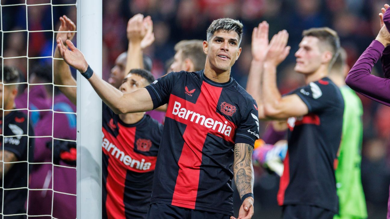 A mantenerse en el liderazgo: el Bayer Leverkusen de Piero Hincapié visita a Darmstadt - ESPN