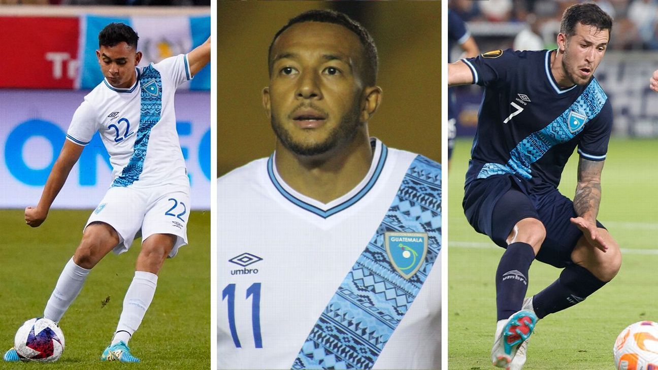 Los futbolistas que debutaron con Selección Nacional de Guatemala durante el 2023 - ESPN