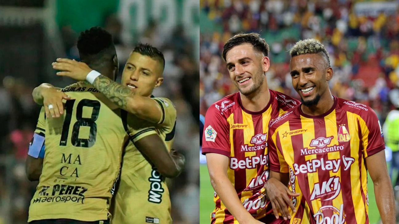 Un Águilas invicto recibe a un Tolima que impacta con su racha de victorias - ESPN