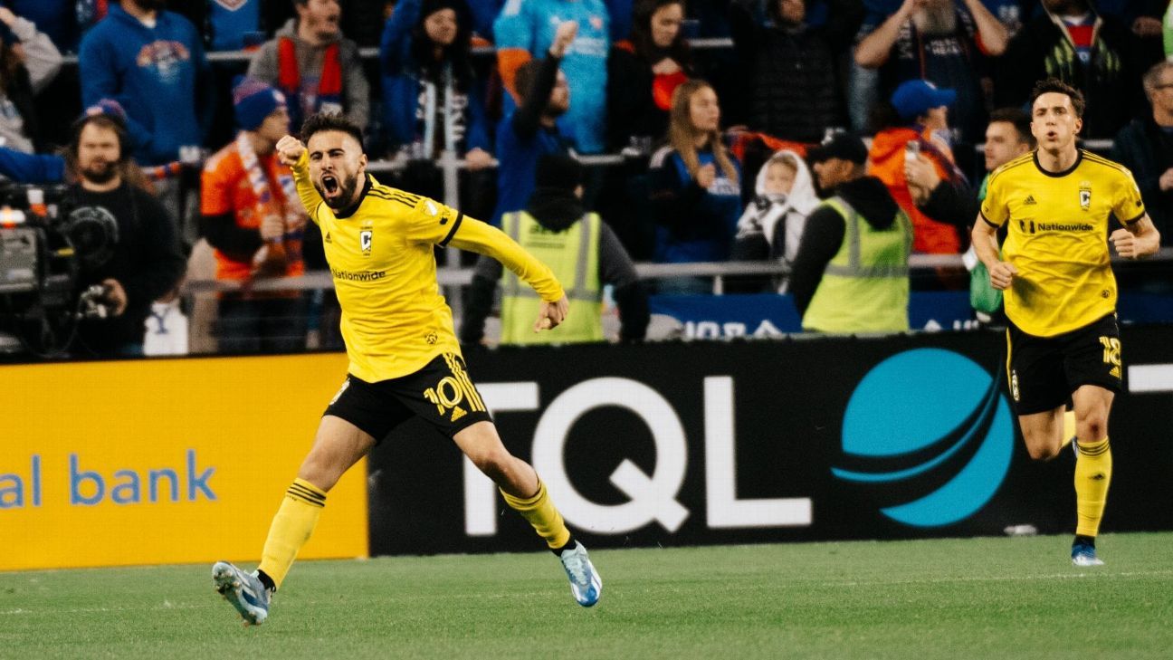 Rossi forzó el alargue y Columbus Crew eliminó a Cincinnati - ESPN