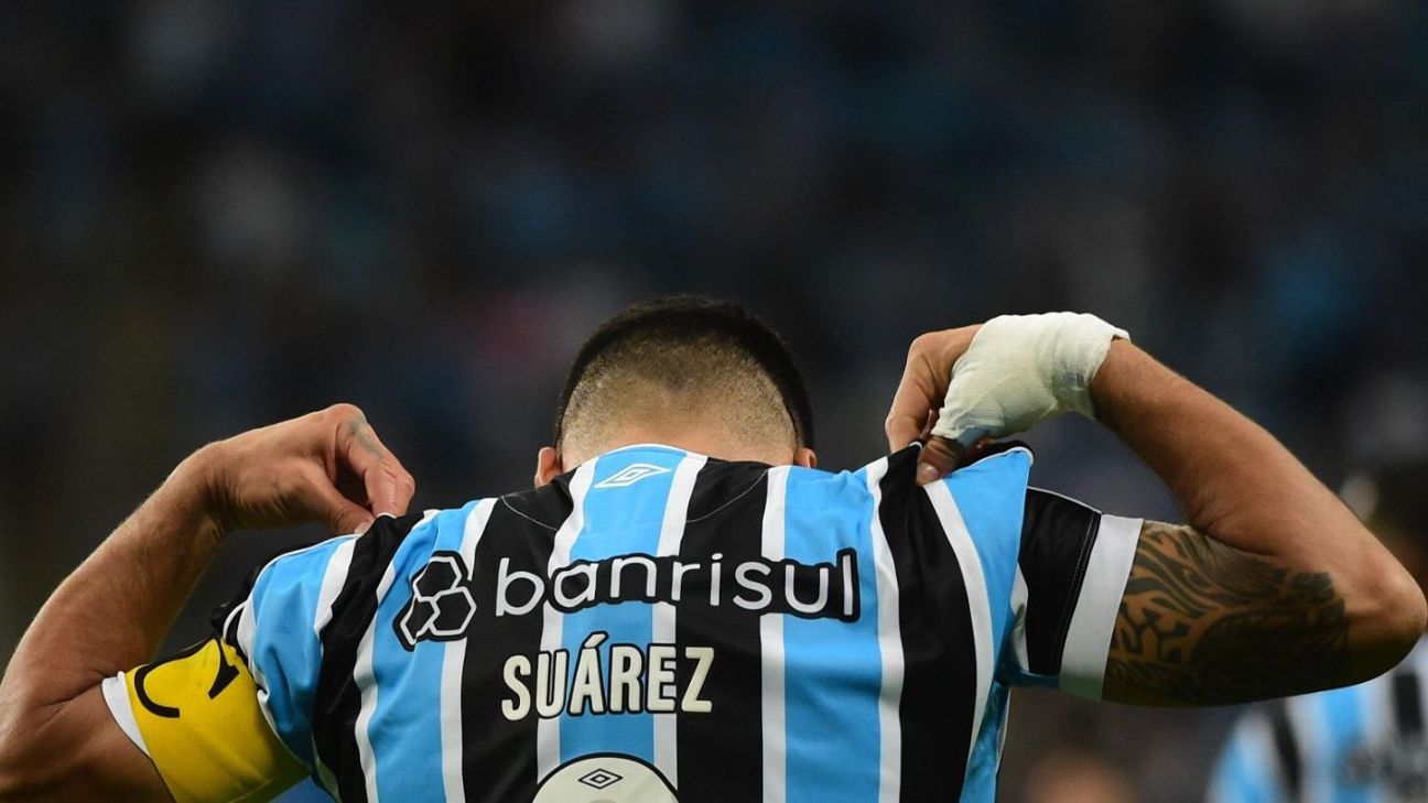 El inolvidable paso de Luis Suárez por el Gremio de Porto Alegre - ESPN