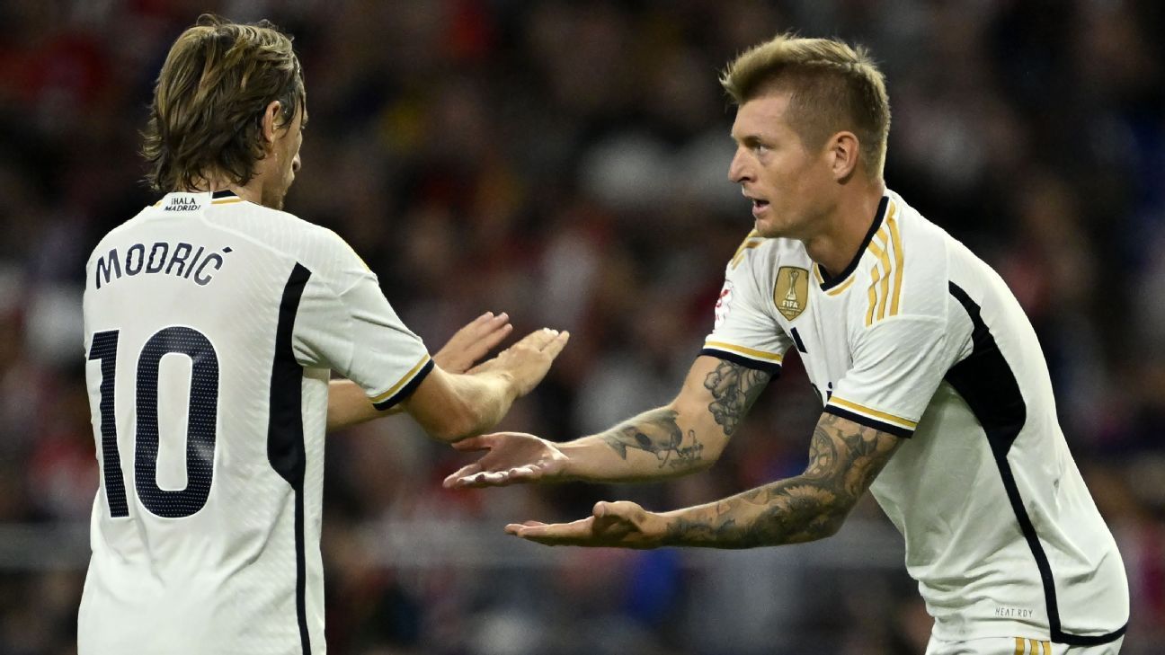 Modric y Kroos, los 'rockeros' incombustibles que aún pesan en el Real Madrid - ESPN