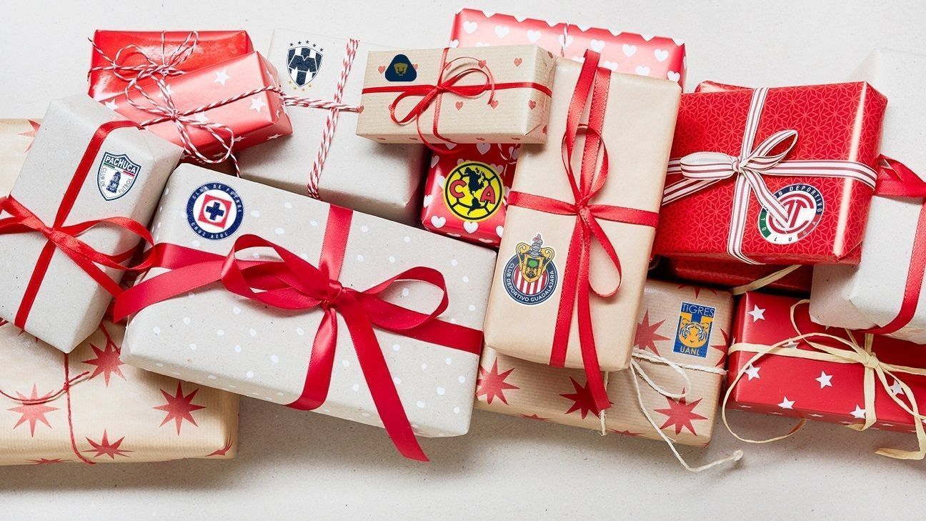 El intercambio navideño de regalos entre equipos de la Liga MX - ESPN