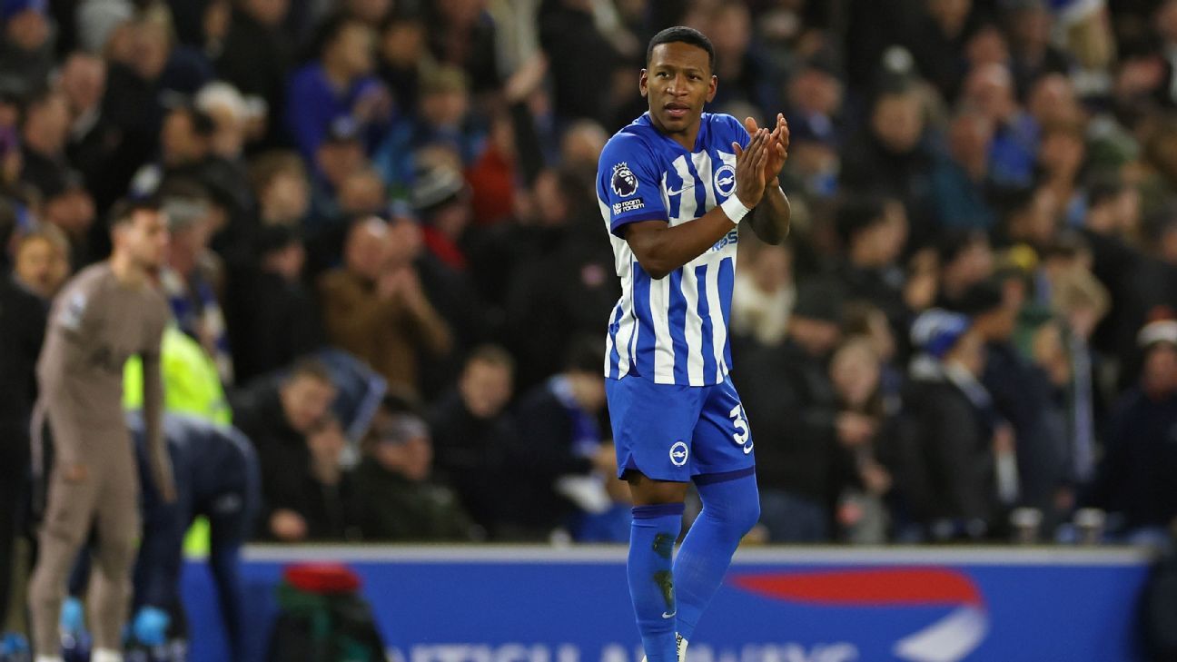 El Brighton de Pervis Estupiñán empezará su desafío en la FA Cup enfrentando al Stoke City - ESPN