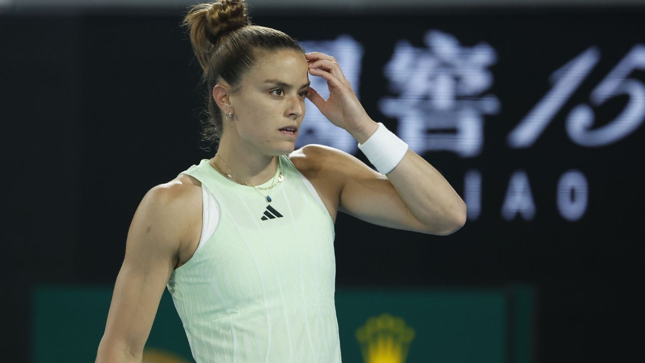 De semifinales a caídas sorpresivas: la extraña racha de Sakkari en Grand Slam - ESPN