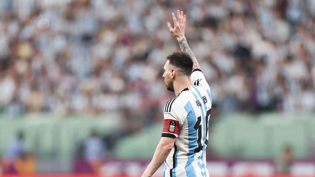 Desde China confirmaron amistoso con Argentina en marzo - ESPN