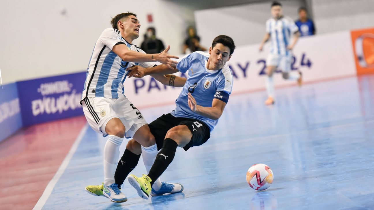Argentina y Brasil son los primeros clasificados de CONMEBOL al Mundial de Futsal - ESPN