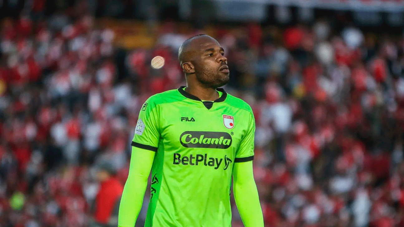 Marmolejo fue la gran figura del primer tiempo entre Medellín y Santa Fe - ESPN