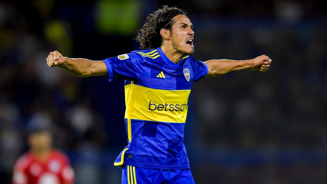 Edinson Cavani será capitán de Boca por primera vez - ESPN