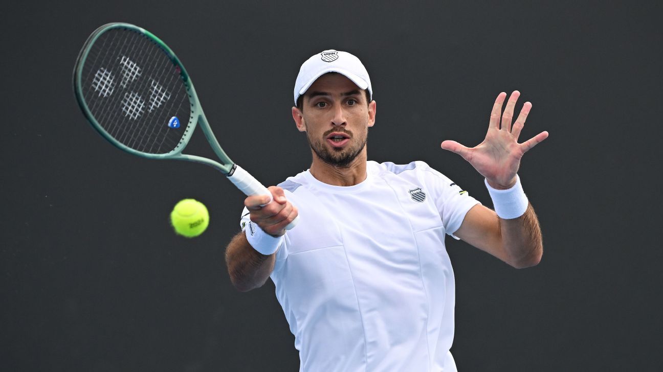 Cachin y Galán, los primeros sudamericanos en debutar en Indian Wells - ESPN