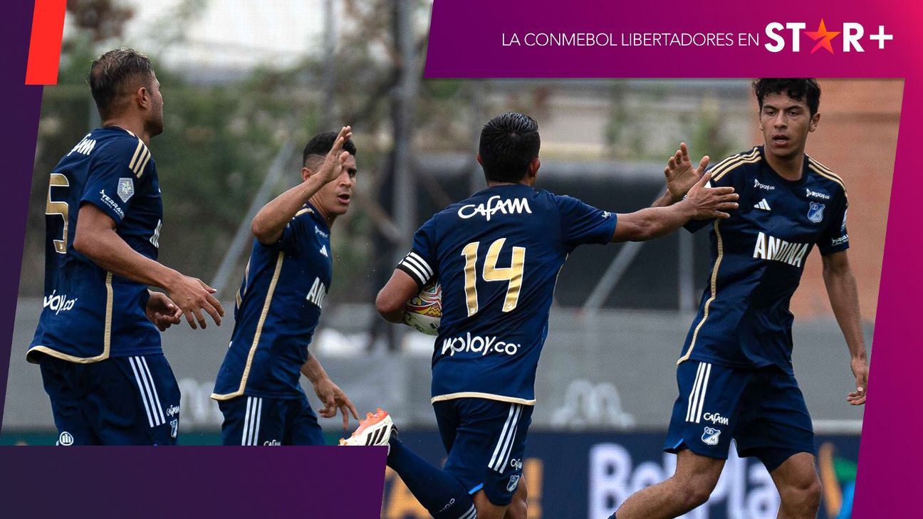 Quiénes son los rivales de Millonarios en la Copa Libertadores 2024 - ESPN