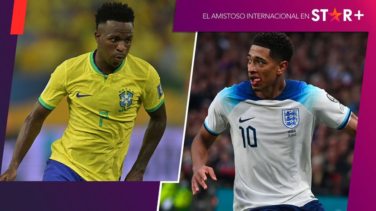 Cuándo juegan Inglaterra-Brasil el amistoso: equipo, fecha, hora y TV en vivo - ESPN