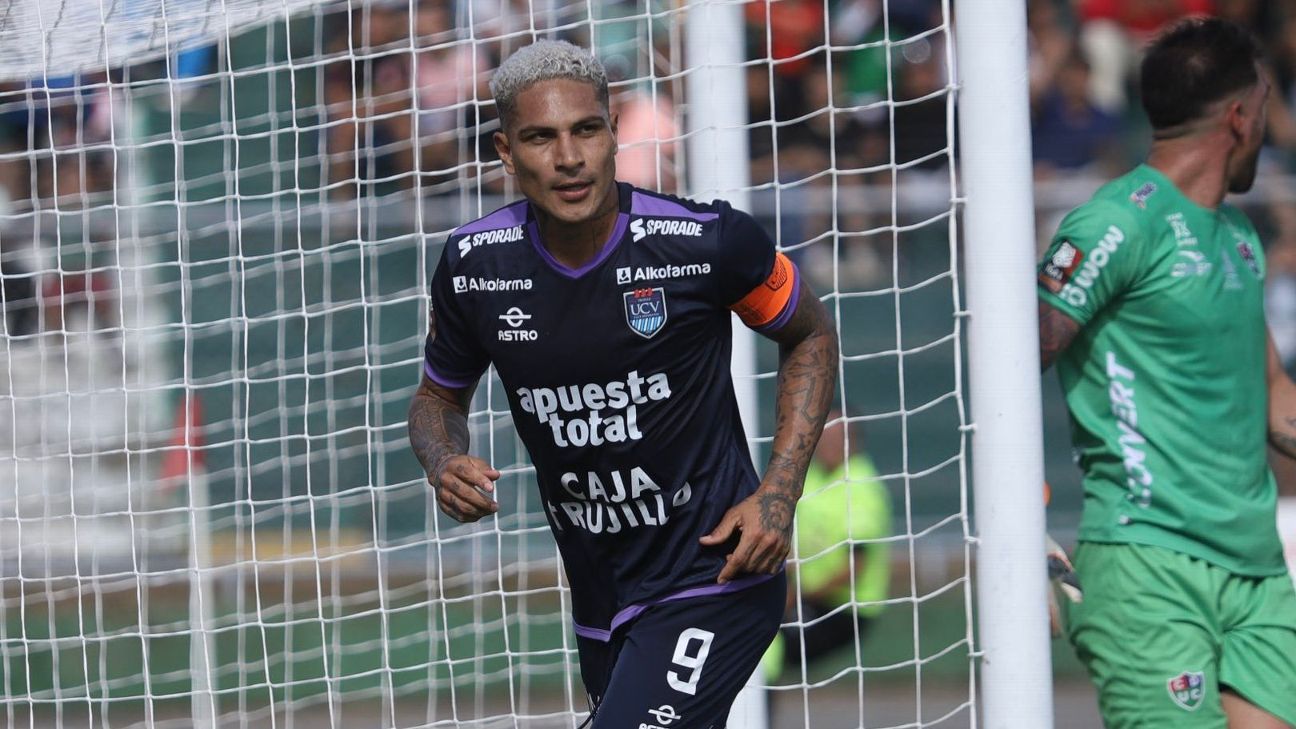 Paolo Guerrero marcó de volea un golazo para César Vallejo ante Unión Comercio - ESPN