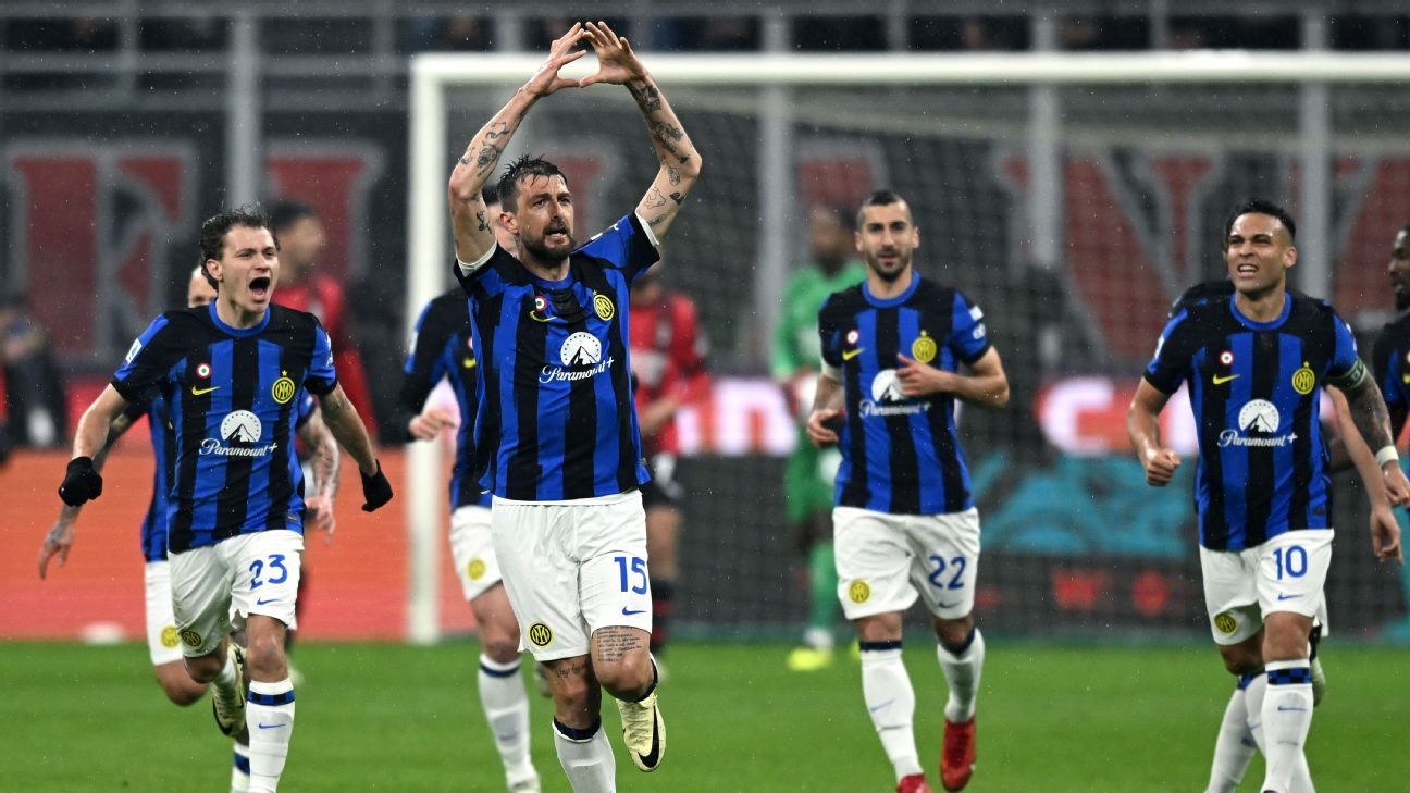Inter Milan clinch 20th Serie A title with win over AC Milan - ESPN