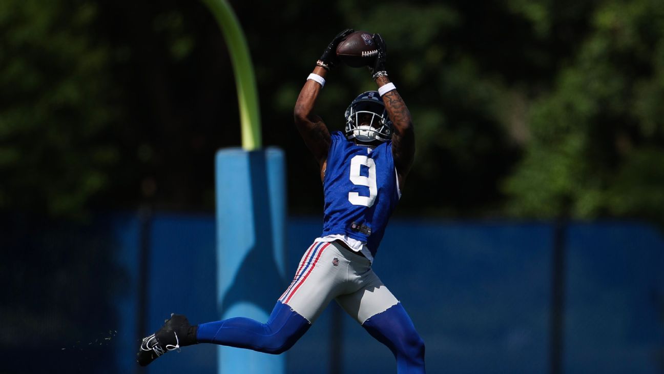 Malik Nabers looking like a true No. 1 WR at Giants camp - ESPN