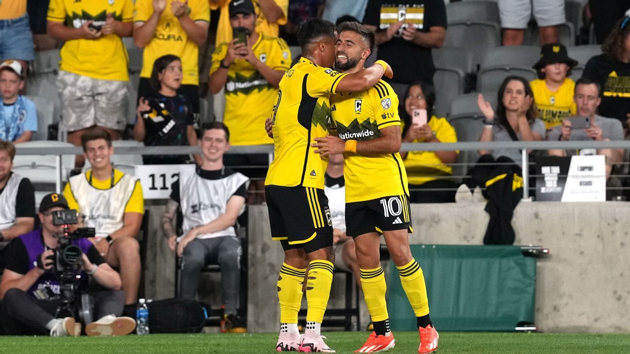 Cucho' Hernández y una asistencia en la goleada de Columbus Crew ante Sporting Kansas City - ESPN