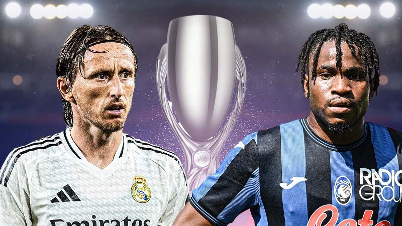 Real Madrid vs Atalanta: Posibles alineaciones de la Supercopa - ESPN