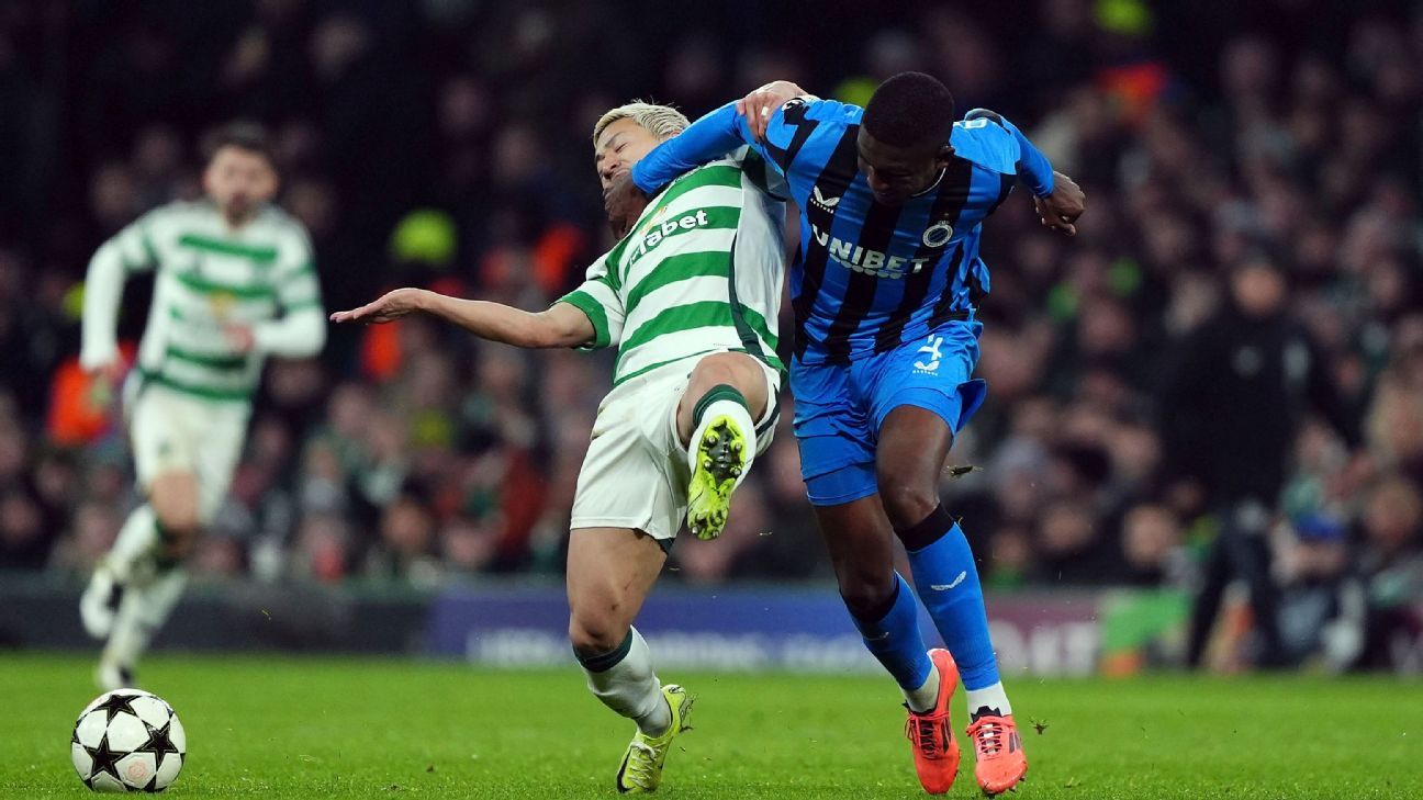 Joel Ordóñez fue titular en el empate de Brujas ante Celtic por Champions League  - ESPN