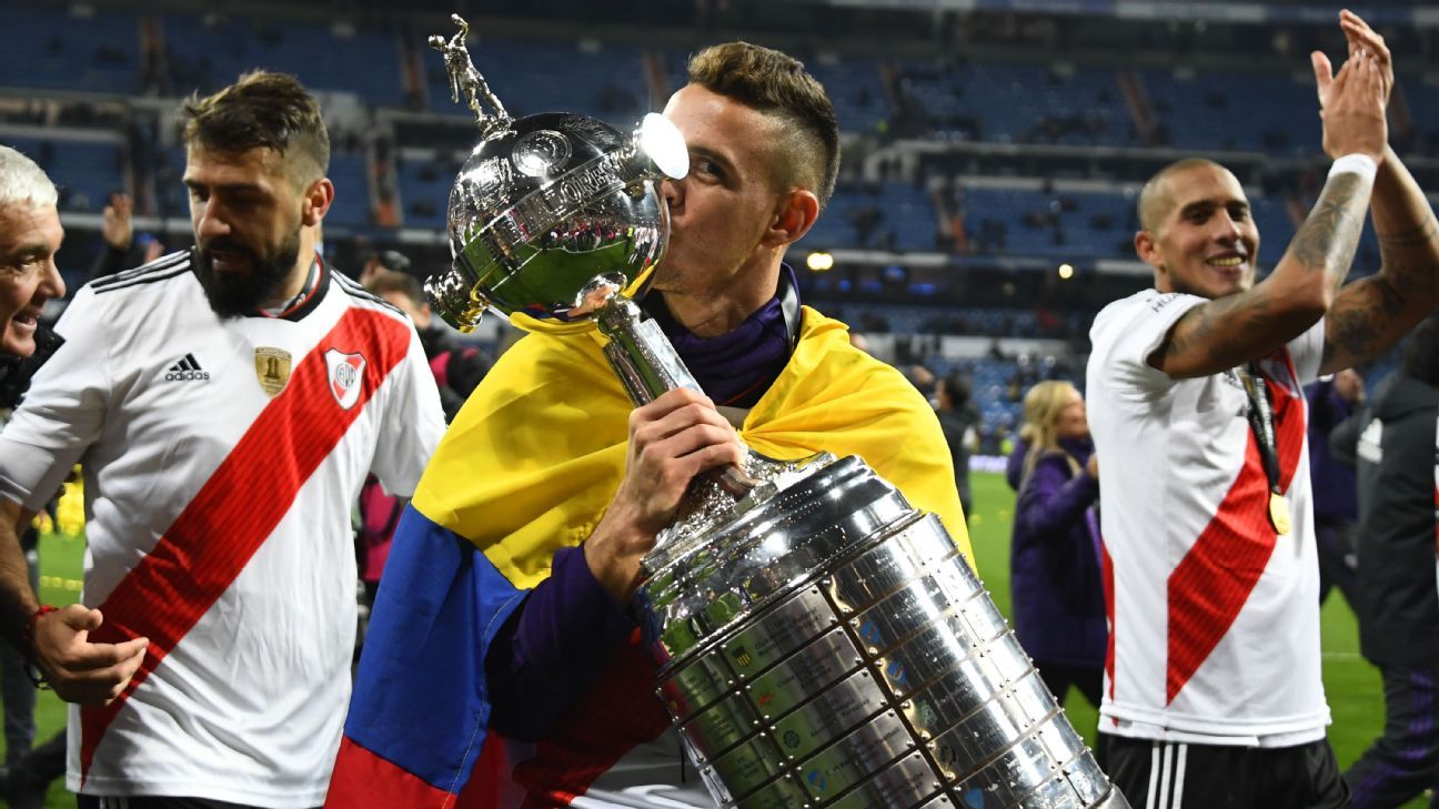 Los festejos de River Plate campe�n de la Copa Libertadores 2018