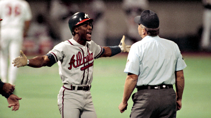 Ron Gant pushed