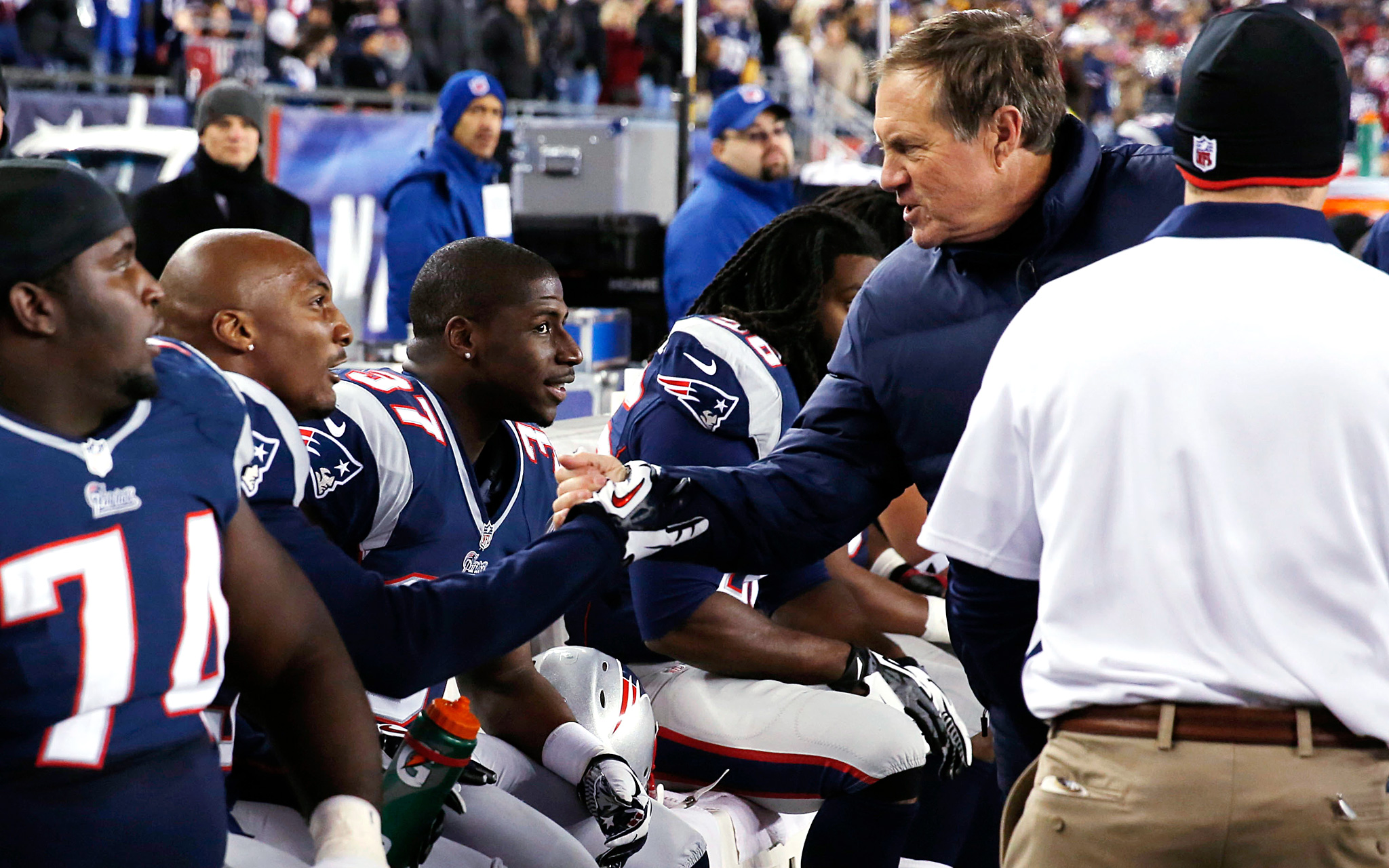 Bill Belichick and Aqib Talib