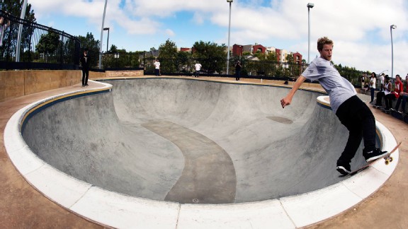 Wes Kremer has seen the Wu on many different continents. Frontside rock slide on a round wall.