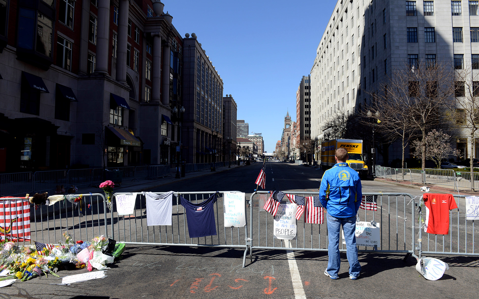 Boylston Street Barricade