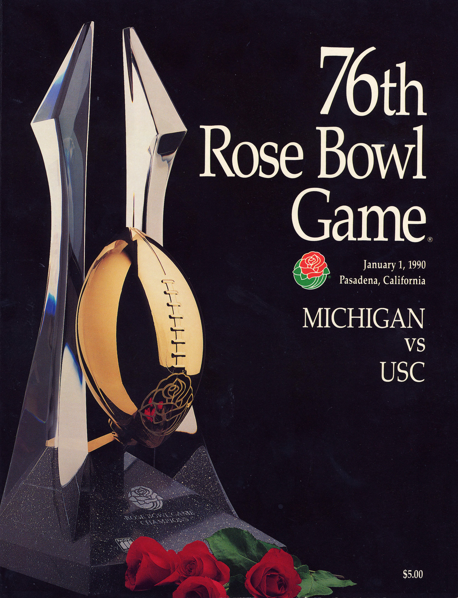 1990 Rose Bowl 100 years of the Rose Bowl Photo Retrospective ESPN