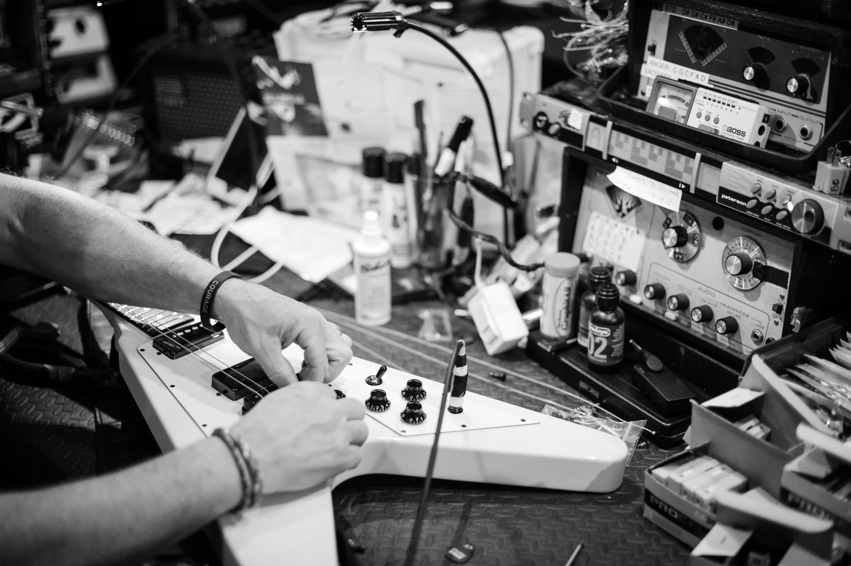 Go inside the studio with Metallica