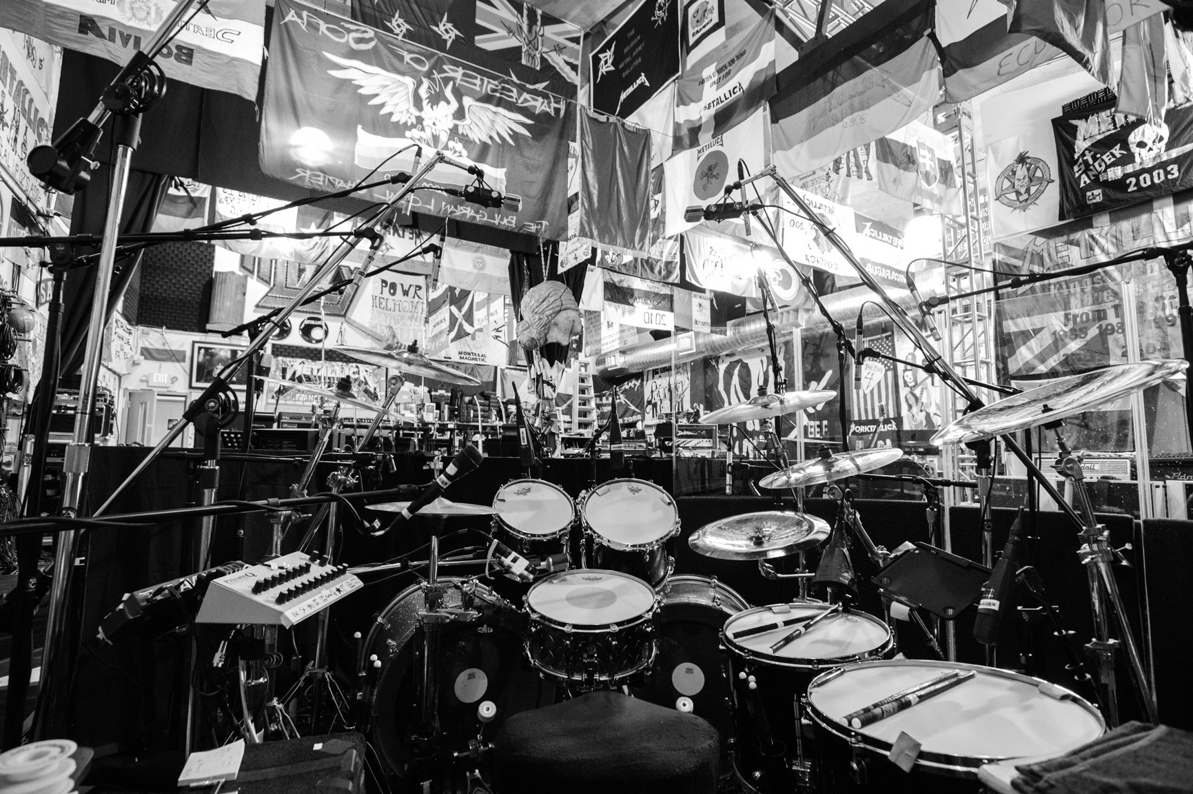 Go inside the studio with Metallica