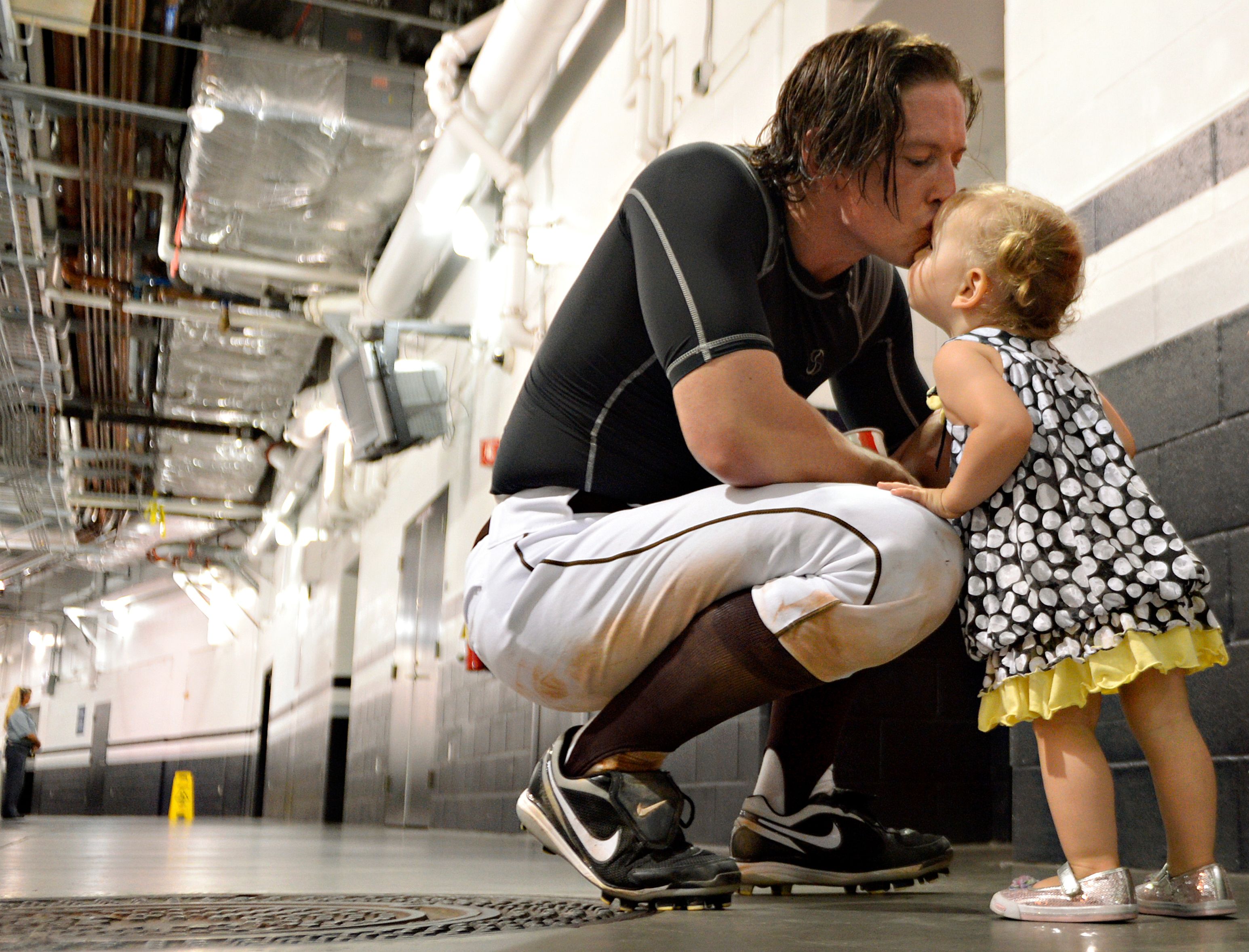 John Baker and daughter