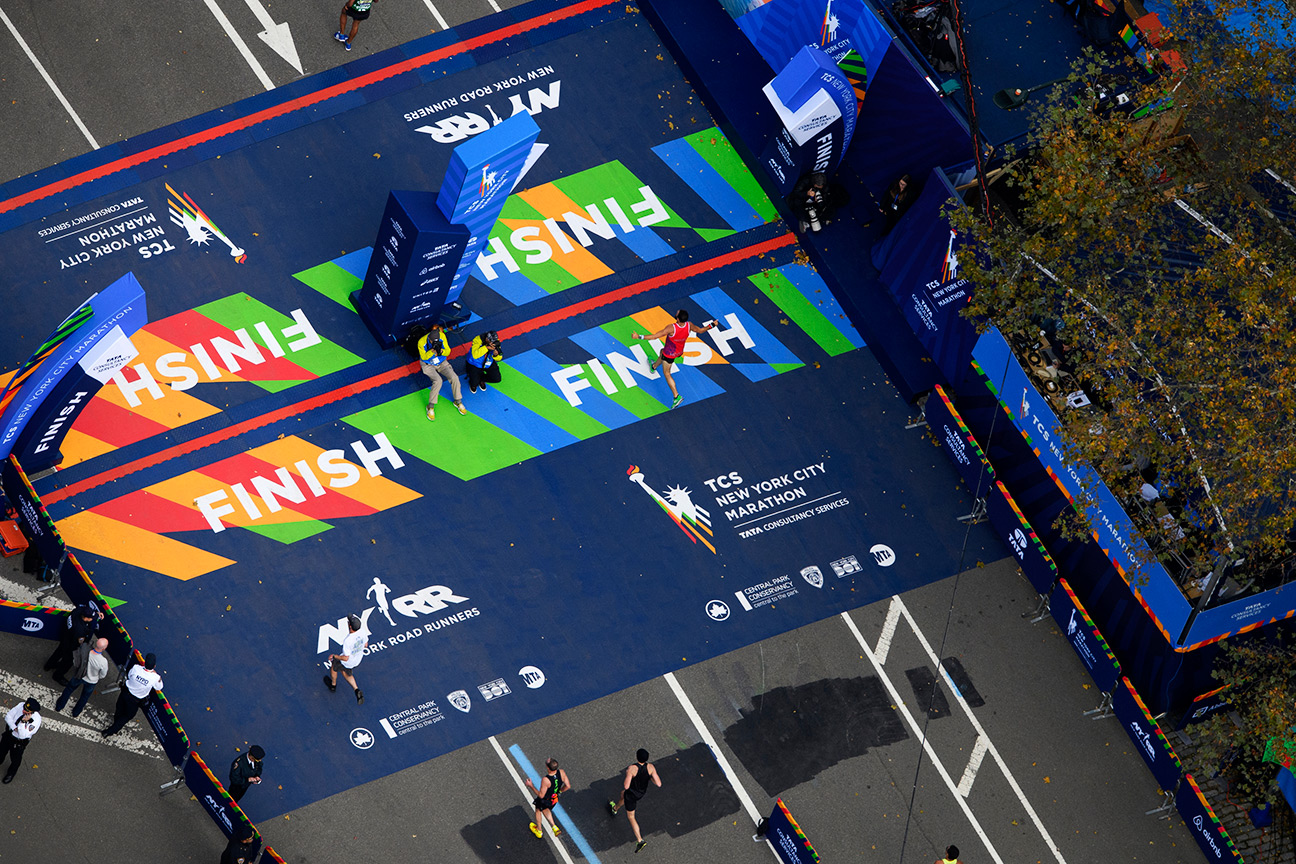 finish line ny marathon