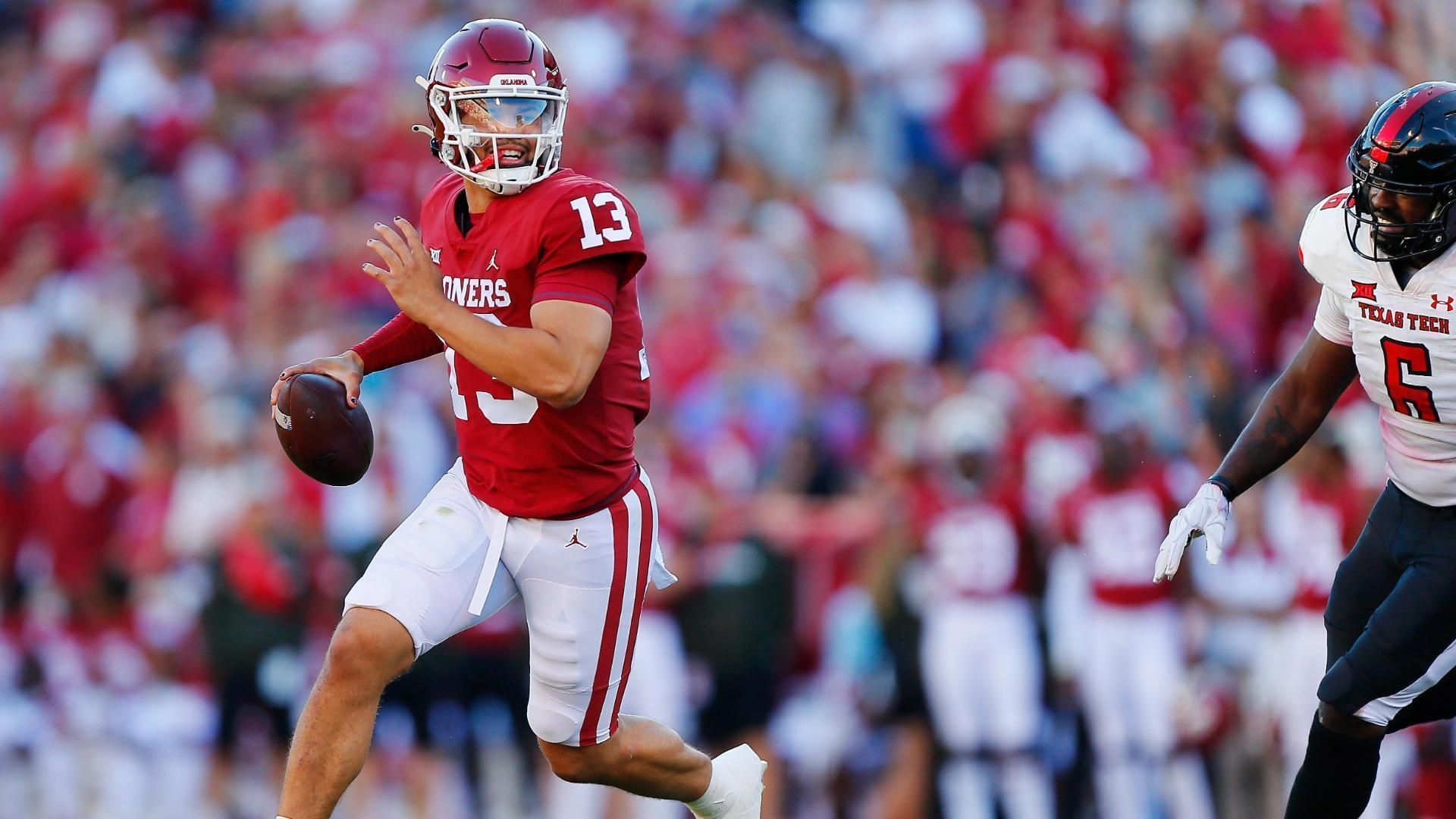 Caleb Williams 6 TDs leder ou till rout of Texas Tech