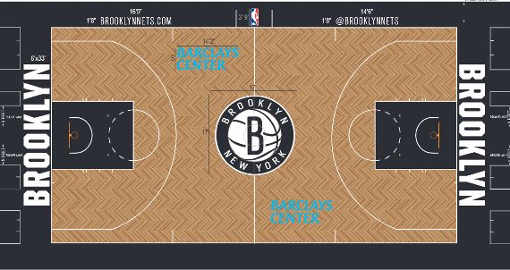 Brooklyn Nets Unveil New Court