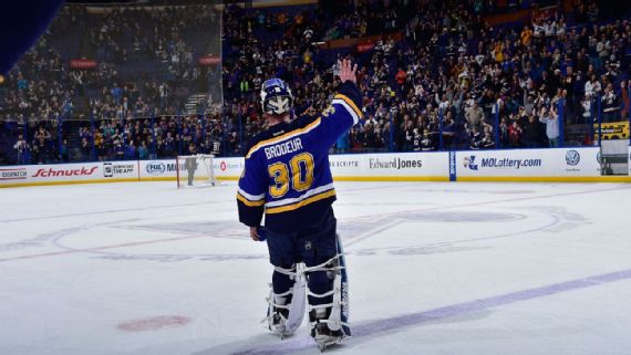 Brett Hull of the St. Louis Blues skates against the Toronto Maple News  Photo - Getty Images
